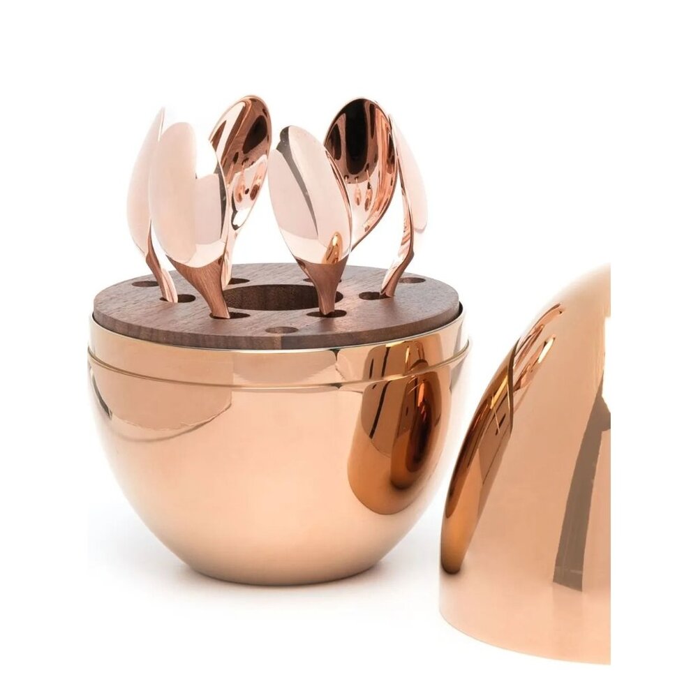 Christofle Mood Precious Coffee Espresso Spoon Set of Six